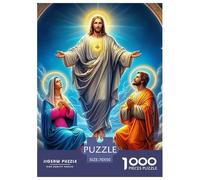 Jésus - Religion 1000 Pièces Le christianisme Puzzle pour Adultes Jeu Éduchatif Défi Décoration Moderne Adultes Et Adolescents Dès 14 Ans 70x50cm/1000pcs