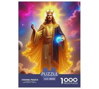 Jésus - Religion 1000 Pièces Le christianisme Puzzle pour Adultes Qualité Supérieure Décoration Moderne Adultes Et Adolescents Dès 14 Ans 38x26cm/1000pcs