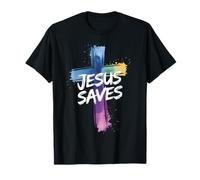 Jésus Religion Dieu Foi Seigneur Bible Verses Christian T-Shirt