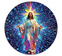 Jésus - Religion Puzzle 1000 Pièces Adultes Et Enfants Dès 14 Ans Art Religieux Puzzle Adulte Jeu Éducatif Challenge Toy Détente & Relaxation 1000pcs (67.5x67.5cm)