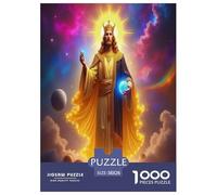 Jésus - Religion Puzzle 1000 Pieces Cadeau Unique Espoir et Amour Jeu Éducatif Challenge Toy À De Qualité Supérieure Peinture Art pour Adultes Et Enfants 38x26cm/1000pcs