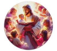 Jésus - Religion Puzzle 1000 Pièces Cadeau Unique Jeu Éduchatif Challenge Toy À De Qualité Supérieure Peinture Art pour Adultes Et Enfants 1000pcs (67.5x67.5cm)