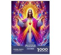 Jésus - Religion Puzzle 1000 Pièces Educa Cadeau Unique De l'art De La Décoration Espoir et Amour Jeu Éducatif Challenge Toy Adultes & Enfants des 14 Ans 38x26cm/1000pcs