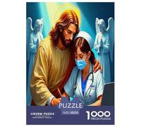 Jésus - Religion Puzzle 1000 Pièces Educa Divertissement Créatif De l'art De La Décoration Espoir et Amour Jeu Éducatif Challenge Toy Adultes & Enfants des 14 Ans 38x26cm/1000pcs