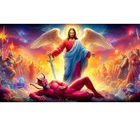 Jésus-Religion Puzzle 1000 pièces Educa Divertissement créatif De l'art Décoration Jeu éduchatif Challenge Toy pour Adultes & Enfants des 14 Ans 38x26cm/1000pcs