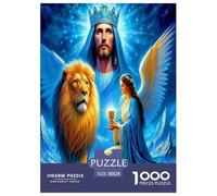 Jésus - Religion Puzzle 1000 Pièces Educa Divertissement Créatif Décoration Intérieure Espoir et Amour Jeu Éducatif Challenge Toy pour Adultes Et Enfants À Partir De 12 Ans 38x26cm/1000pcs