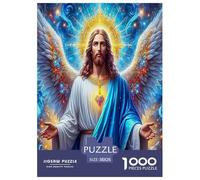 Jésus - Religion Puzzle 1000 Pièces Educa Jeu D'Intelligence Décoration Intérieure Espoir et Amour Jeu Éducatif Challenge Toy Adultes Et Enfants À Partir De 14 Ans 38x26cm/1000pcs