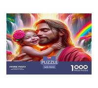 Jésus - Religion Puzzle 1000 Pièces Educa Jouet en Bois Divertissement Créatif De l'art De La Décoration Jeu ÉduChatif Challenge Toy Adultes & Enfants des 14 Ans 70x50cm/1000pcs