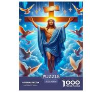 Jésus - Religion Puzzle De 1000 Pièces Cadeaux pour Femmes, Cadeaux pour Hommes Puzzles pour Adultes Jeu Éducatif Jouets Défi pour Adultes Et Enfants70x50cm/1000pcs