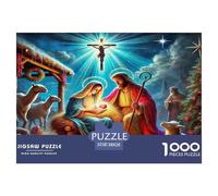 Jésus - Religion Puzzle De 1000 Pièces : Collaborer avec Les Proches - Idéal pour Les Fêtes De Famille Absolutely Éblouissant!
