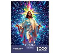Jésus - Religion, Puzzle De 1000 Pièces, Jeu Divertissant Et Réfléchi Procurant Satisfaction Et Bonheur Partagé, Parfait Pour Surprises, Anniversaires Ou Décoration Après Assemblage, Adapté Aux 12 Ans