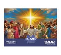 Jésus - Religion Puzzle De 1000 Pièces : Moment De Détente pour Les Professionnels Stressés Après Le Travail