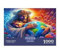 Jésus - Religion Puzzle De 1000 Pièces : Moment De Détente pour Les Professionnels Stressés Après Le Travail Absolutely Éblouissant.