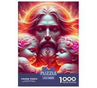 Jésus - Religion, Puzzle De 1000 Pièces, Passe-Temps Créatif Combinant Plaisir Détente Et Stimulation Intellectuelle, Excellent Choix pour Cadeaux Ou Décoration Raffinée, Adapté Aux 12 Ans Et Plus,