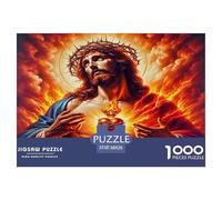 Jésus - Religion Puzzle De 1000 Pièces : pour Les Amateurs D’Art, Découvrir Une Image Magnifique Tout en S’Amusant Absolutely Éblouissant.