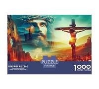 Jésus - Religion Puzzle De 1000 Pièces : pour Les Amis, Organiser Une Soirée Détente Autour D’Un Jeu Collaboratif Absolutely Éblouissant.