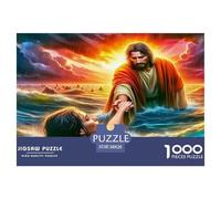 Jésus - Religion Puzzle De 1000 Pièces : pour Les Amis, Organiser Une Soirée Détente Autour D’Un Jeu Collaboratif Absolutely Éblouissant.