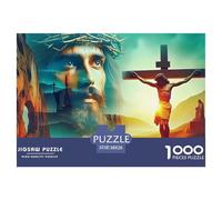 Jésus - Religion Puzzle Élégant Adapté Aux Soirées Relaxantes chez Soi, Construit Autour De Fantastique pour Offrir Un Défi Mesuré Et Une Expérience Apaisante 38x26cm/1000pcs