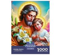 Jésus - Religion Puzzle Élégant Adapté Aux Soirées Relaxantes chez Soi, Construit Autour De Fantastique pour Offrir Un Défi Mesuré Et Une Expérience Apaisante 52x38cm/1000pcs