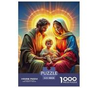 Jésus - Religion Puzzle Élégant Pensé pour Les Moments Calmes en Intérieur, Valorisant Fantastique par Une Organisation Claire Propice À L’Attention Et Au Bien Être 38x26cm/1000pcs