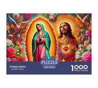 Jésus - Religion Puzzle Élégant Pensé pour Les Moments Calmes en Intérieur, Valorisant Fantastique par Une Organisation Claire Propice À L’Attention Et Au Bien Être 70x50cm/1000pcs