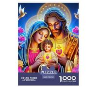 Jésus - Religion Puzzle Élégant Pensé pour Les Moments Calmes en Intérieur, Valorisant Fantastique par Une Organisation Claire Propice À L’Attention Et Au Bien Être 70x50cm/1000pcs