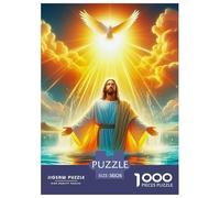 Jésus - Religion Puzzle Élégant Pensé pour Les Moments Calmes en Intérieur, Valorisant Fantastique par Une Organisation Claire Propice À L’Attention Et Au Bien Être 38x26cm/1000pcs