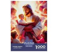 Jésus - Religion Puzzle Raffiné Conçu pour La Détente Intérieure, Valorisant Fantastique par Un Assemblage Équilibré Propice À L’Attention Et Au Bien Être 70x50cm/1000pcs