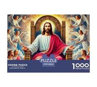 Jésus - Religion Puzzle Raffiné Destiné Aux Activités Intérieures Paisibles, Valorisant Fantastique par Un Assemblage Clair Propice À La Réflexion Et Au Bien Être 38x26cm/1000pcs
