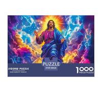 Jésus - Religion Puzzle Raffiné Pensé pour La Détente Intérieure, Valorisant Fantastique par Un Assemblage Équilibré Propice À La Réflexion Sereine Et Au Bien Être 38x26cm/1000pcs
