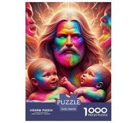 Jésus - Religion Puzzle Raffiné Pensé pour La Détente Intérieure, Valorisant Fantastique par Un Assemblage Équilibré Propice À La Réflexion Sereine Et Au Bien Être 70x50cm/1000pcs