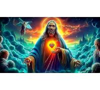 Jésus-Religion Puzzles 1000 Pieces Cadeau Unique Jeu éducatif Challenge Toy de qualité supérieure Peinture Art pour Adultes et Enfants 75x50cm/1000pcs
