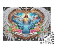 Jésus - Religion1000 Pièces Puzzles pour Adultes Jeux Éduchatifs sacréAmusant Et Difficiles Décorations Intérieures Idée De Cadeau Géniale38x26cm/1000pcs
