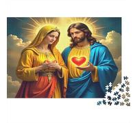 Jésus - Religion1000 Pièces Puzzles pour Adultes Jeux Familiaux sacréAmusant Et Difficile pour La Décoration Intérieure Idée De Cadeau Géniale38x26cm/1000pcs