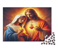 Jésus - ReligionPuzzle De 1000 Pièces pour Adultes Jeux Éduchatifs sacréAmusant Et Difficile pour La Décoration Intérieure Idée De Cadeau Géniale70x50cm/1000pcs