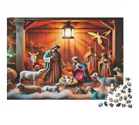 Jésus - ReligionPuzzle De 1000 Pièces pour Adultes Jeux Familiaux sacréAmusant Et Difficile pour La Décoration Intérieure Idée De Cadeau Géniale70x50cm/1000pcs