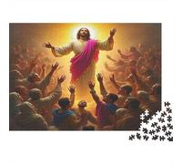 Jésus - ReligionPuzzles De 1000 Pièces pour Adultes Et Enfants Jeux Familiaux sacréAmusant Et Difficile pour La Décoration Intérieure Idée De Cadeau Géniale38x26cm/1000pcs