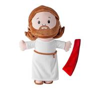 Jésus rembourré - en Peluche de Dessin animé, pour Coussin de brodé | décorations religieuses idéales en Peluche pour Chambre à Coucher Confortable, Jouet Spirituel de Scu