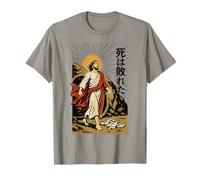 Jesus Resurrection Christian Manga Death Defeated Anime Art T-Shirt