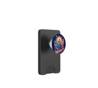 Jesus Riding in Space T-Rex Dinosaure Meme Sci-FI Believers PopSockets PopWallet pour MagSafe