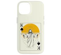 Jésus, Roi de Pique, Carte à Jouer, Foi Chrétienne Coque pour iPhone 14