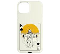 Jésus, Roi de Pique, Carte à Jouer, Foi Chrétienne Coque pour iPhone 15 Plus
