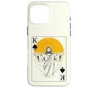 Jésus, Roi de Pique, Carte à Jouer, Foi Chrétienne Coque pour iPhone 16 Pro Max