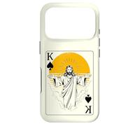 Jésus, Roi de Pique, Carte à Jouer, Foi Chrétienne Coque pour iPhone 17 Pro
