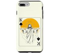 Jésus, Roi de Pique, Carte à Jouer, Foi Chrétienne Coque pour iPhone 7 Plus/8 Plus