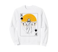 Jésus, Roi de Pique, Carte à Jouer, Foi Chrétienne Sweatshirt
