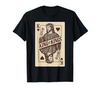 Jésus Roi des Rois - Carte Roi de Cœur T-Shirt