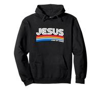 Jésus Roi des Rois rétro Foi chrétienne Style Vintage Sweat à Capuche