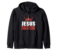 Jésus Roi des Rois Seigneur des Seigneurs Apocalypse 19 16 Sweat à Capuche