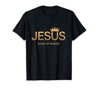 Jésus Rois des Rois Foi chrétienne Inspiration Religieuse T-Shirt